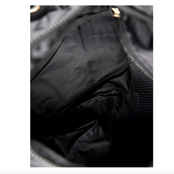 CYNTHIA ROWLEY STRIPED NYLON MINI WEEKENDER BAG - Picture 5 of 8